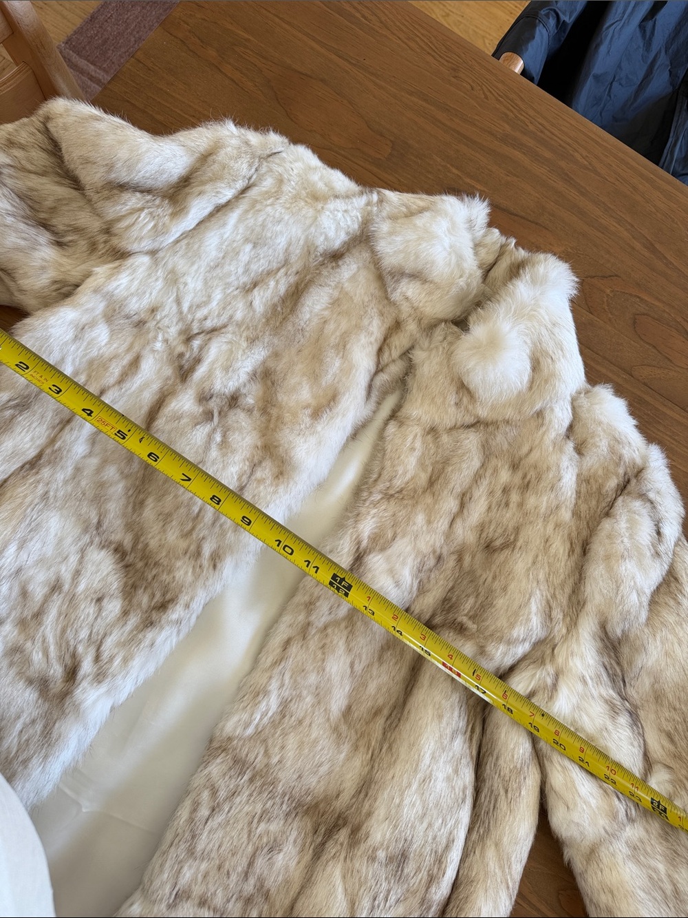Dyed Rabbit fur jacket - Picture 5 of 5